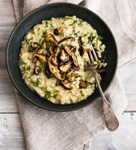 Lemony Mushroom Risotto Recipe